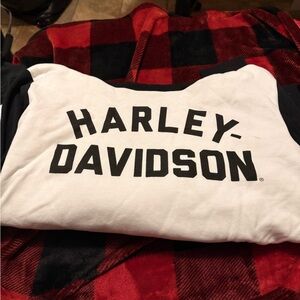 Harley-Davidson Black and White Hoodie
